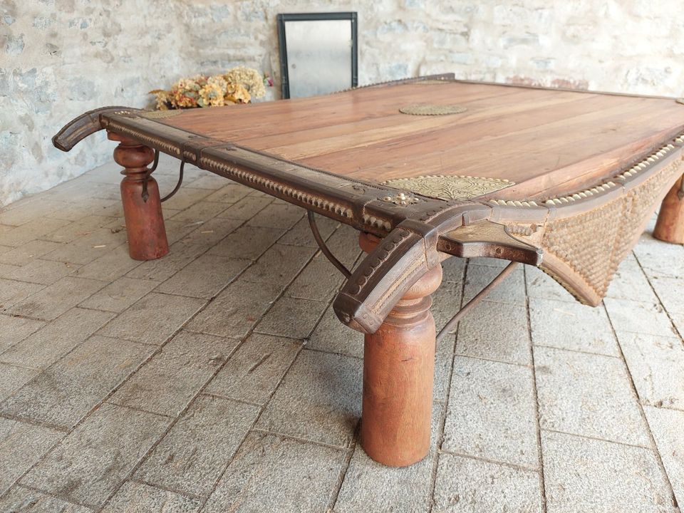 Wohnzimmertisch Antik Indien Tisch Holz Gratis Lieferung in Würzburg