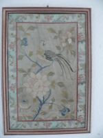 Antike Seidenstickerei Phönix u. Blumen 55x39 cm China 19.Jh. Hannover - Mitte Vorschau