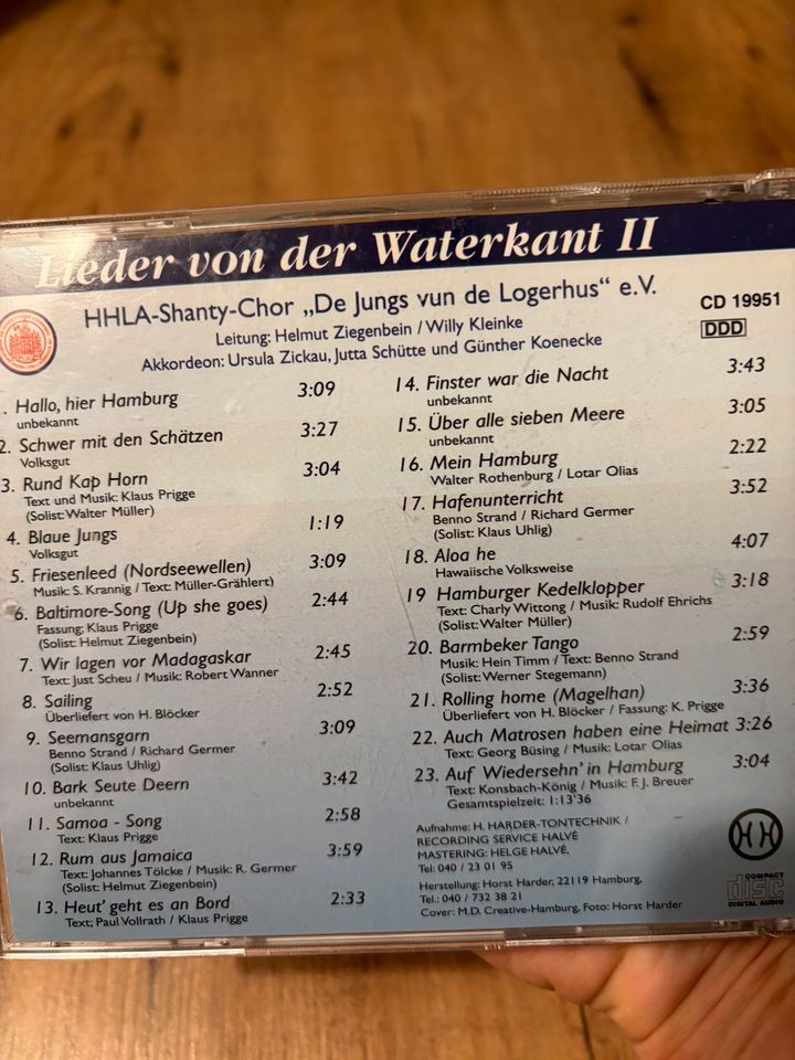 CD Lieder von der Waterkant in Hamburg