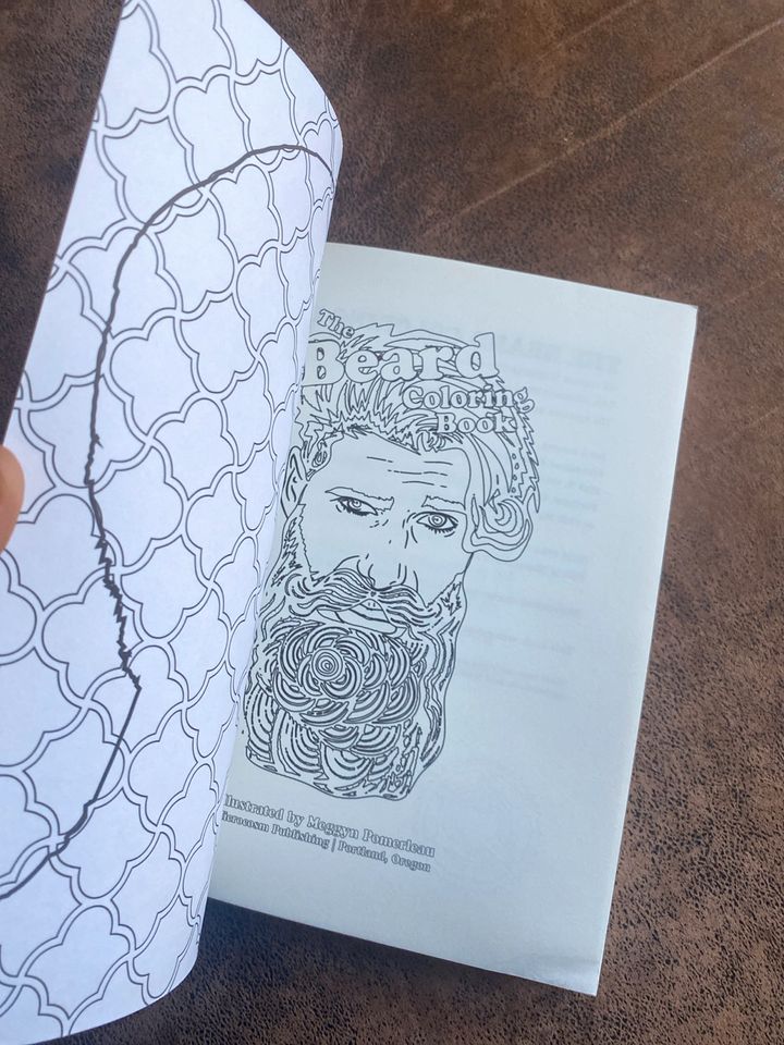Fun Gift - Malbuch „The Beard Coloring Book“ in Hamburg
