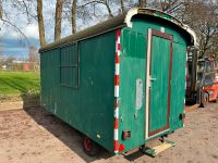 Dreirädriges Metall-Bauwagen-Gartenhaus-Kaffeehaus (Transport mög Niedersachsen - Leer (Ostfriesland) Vorschau