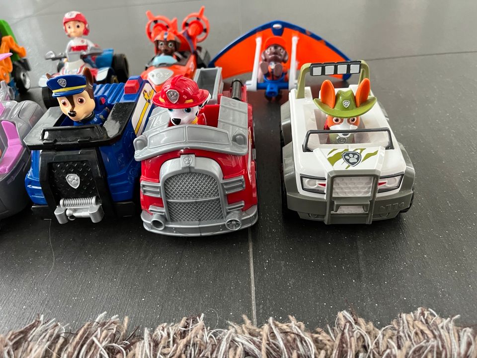 Paw Patrol Fahrzeuge Sky Chase Rocky Rayder Marshall Zuma in Markkleeberg