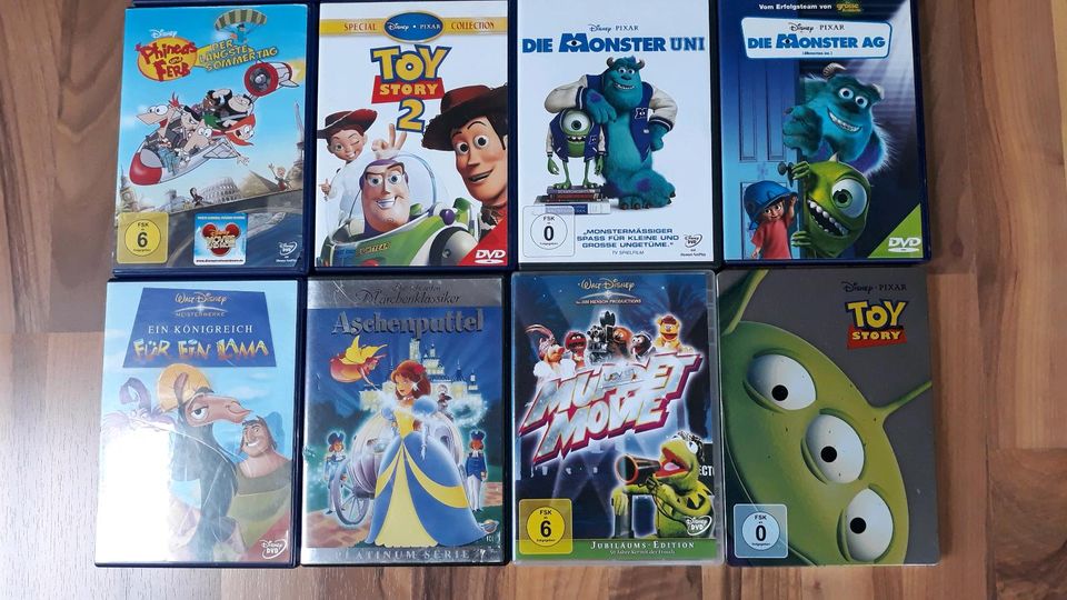 WALT DISNEY DVD FILME KLASSIKER ASCHENPUTTEL HEXE LILLI Taran in Mühlacker