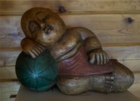 Holzfigur Buddha Niedersachsen - Varel Vorschau