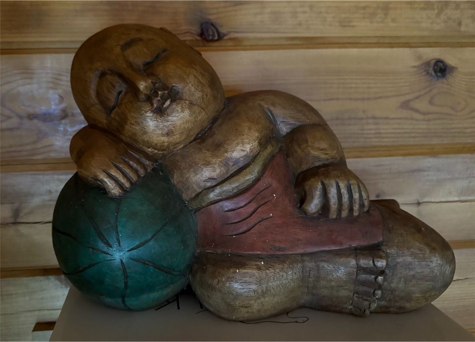 Holzfigur Buddha in Varel