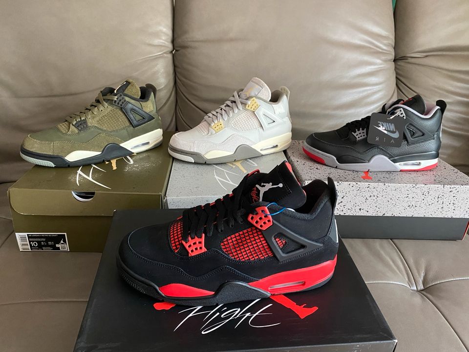 Air Jordan 4 Red Thunder, Craft,Photon und Bred, 44, NEU! in Schloß Holte-Stukenbrock