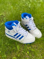 Adidas Originals Forum mid, weiß/ blau, Sneaker, Gr.38 2/3, Leder Nürnberg (Mittelfr) - Nordstadt Vorschau