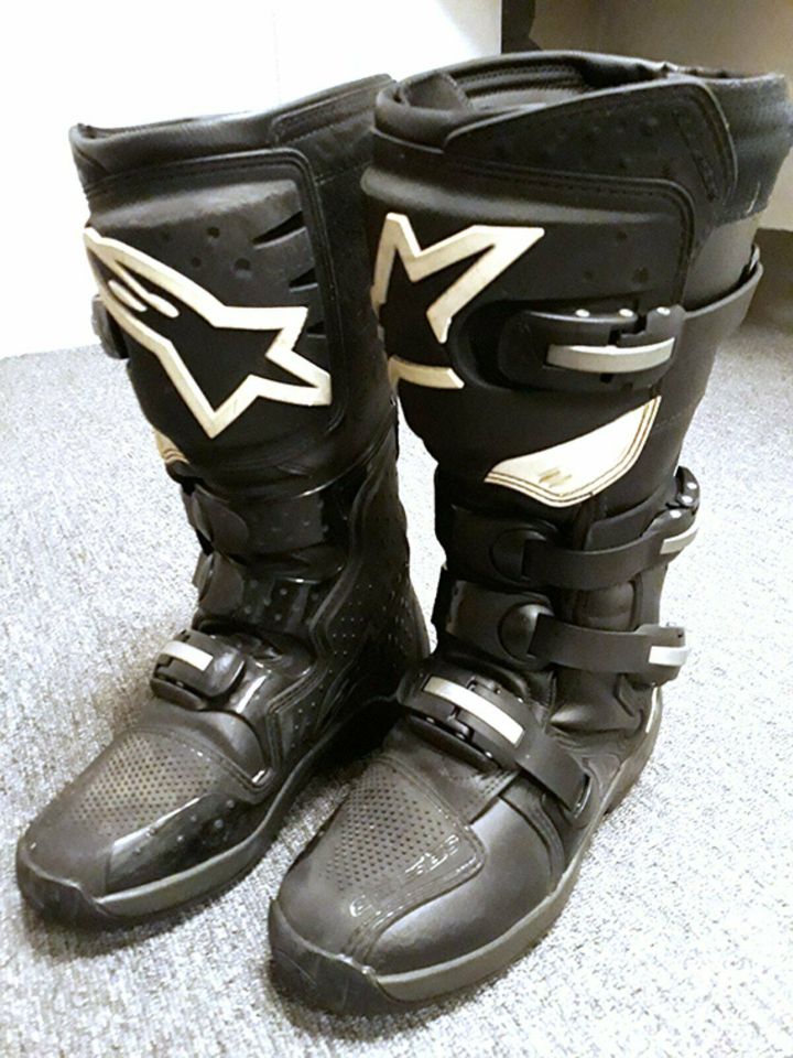 Crossstiefel Alpinestars Tech 3 Schwarz Größe 40,5 in Essen