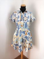 NEU Retro Vintage 100% Leinen Kleid von Nicole Miller, Gr. XL Bayern - Geisenhausen Vorschau