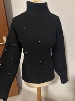 Pullover mit Strass schwarz und Creme gr 46♥️ Baden-Württemberg - Eislingen (Fils) Vorschau