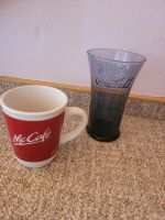 MC Donalds Glas Coca Cola und Kaffeebecher Sachsen-Anhalt - Möser Vorschau
