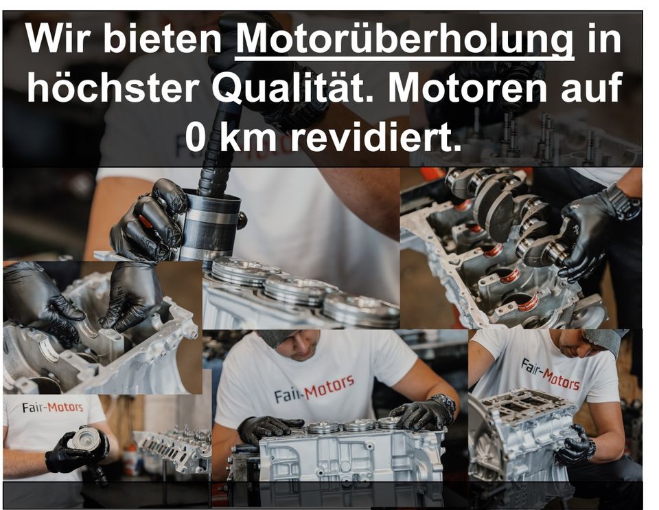 ⭐ Motor CAGA CYRB CJCC CJEE CAG CYR CJC CJE AUDI SEAT FORD 2.0 TDI TFSI 2.2 TDCi 1.8 A5 Q5 EXEO ST A4 B9 Q7 TRANSIT B8 120PS 125PS 143PS 177PS 252PS Überholt Komplett Instandsetzung Gebraucht Seit1993 in Mittenwalde