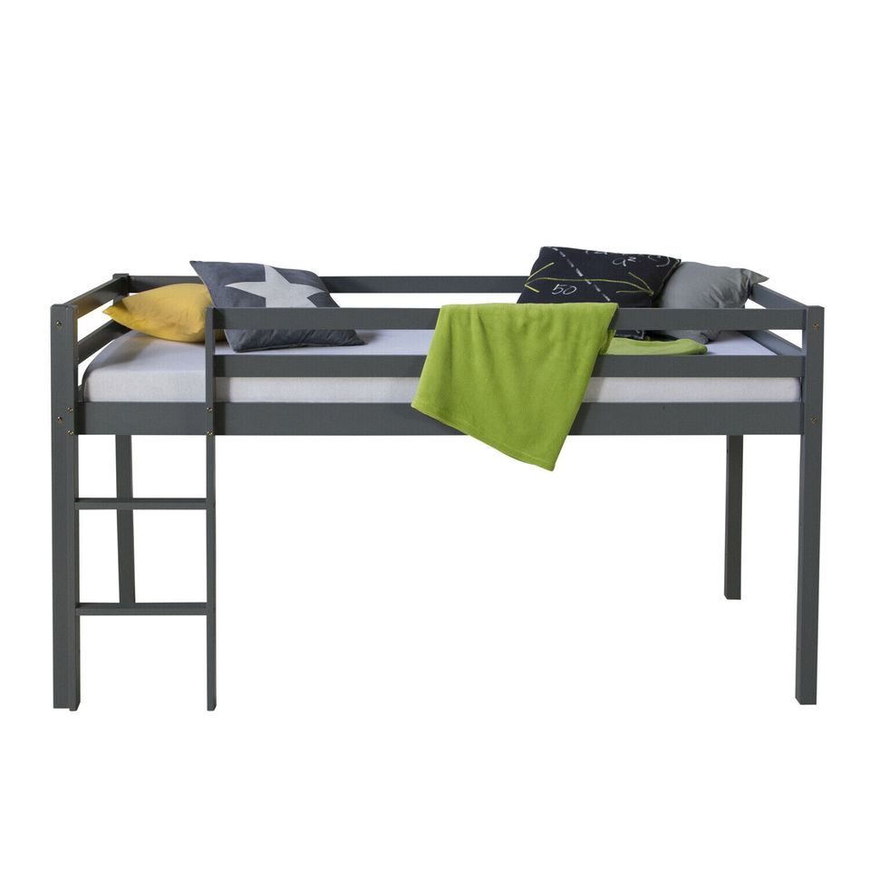 Hochbett Kinderbett Spielbett 90x200 cm Leiter Etagenbett VB150€* in Magdeburg