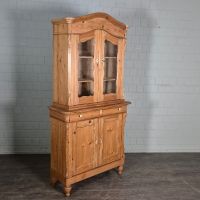 25095 Buffetschrank Vitrine Biedermeier 1850 massiv Kiefer Antik Niedersachsen - Nordhorn Vorschau