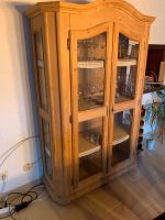 Natur Holz Schrank mit Glas Nordrhein-Westfalen - Ladbergen Vorschau