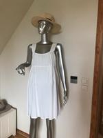 Weißes Sommer Hippie Kleid romantisch von Benetton Hessen - Limeshain Vorschau