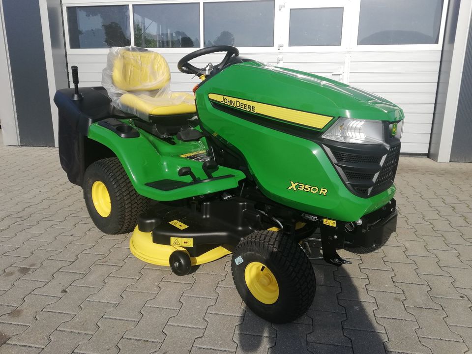 John Deere Rasentraktor X350R Aufsitzrasenmäher, lagernd in Bayern