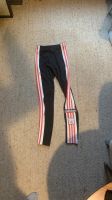 Adidas trefoil three stripes leggings leggins sport schwarz rot Bayern - Schongau Vorschau