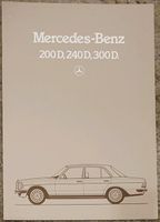 Prospekt Brochure Mercedes-Benz W123 200D 240D 300D 6/1983 Nordrhein-Westfalen - Mönchengladbach Vorschau