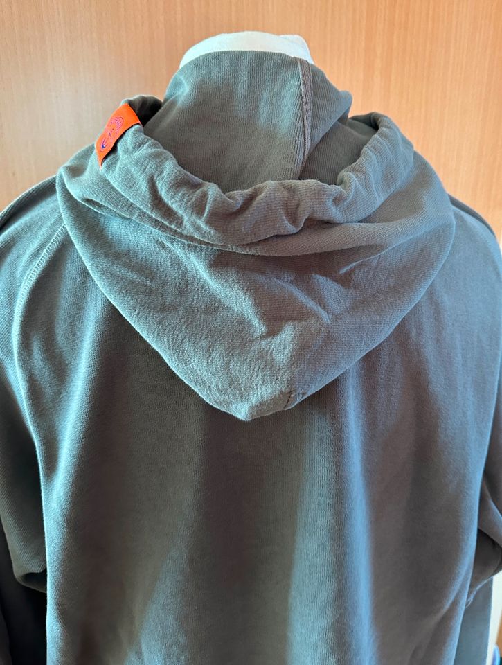 Adenauer & Co. Herren Pulli Hoodie grau Daumenlöcher XXL in Nettetal