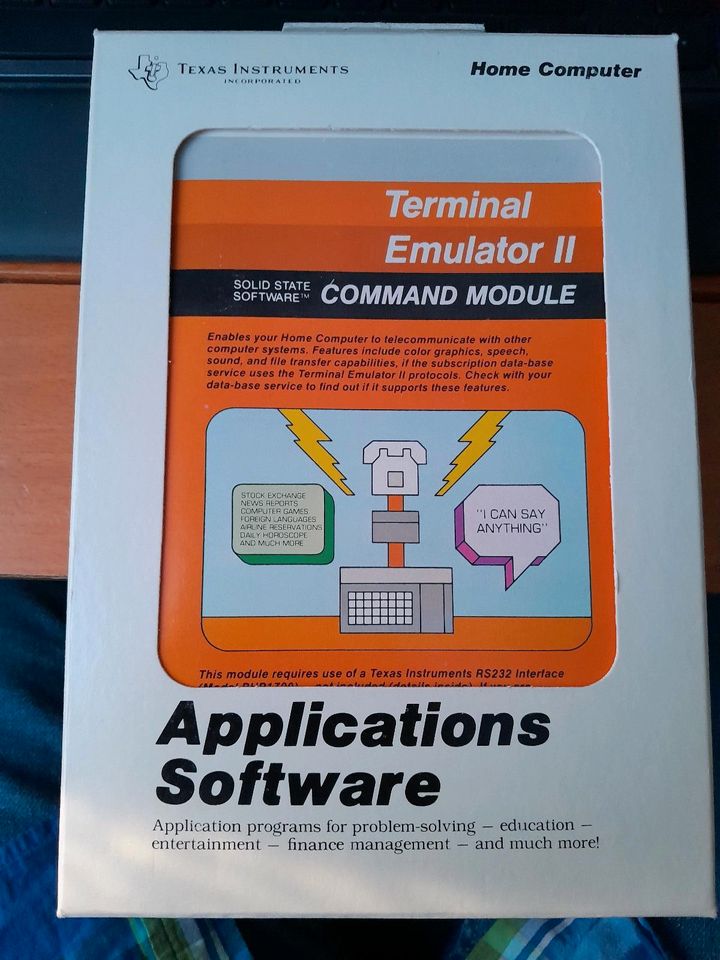 Texas Instruments TI-99/4A, Modul "Terminal Emulator II" in Berlin