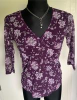 Blusenshirt, S. Oliver lila, rosa weiß Blumenmuster Größe L Nordrhein-Westfalen - Bad Driburg Vorschau