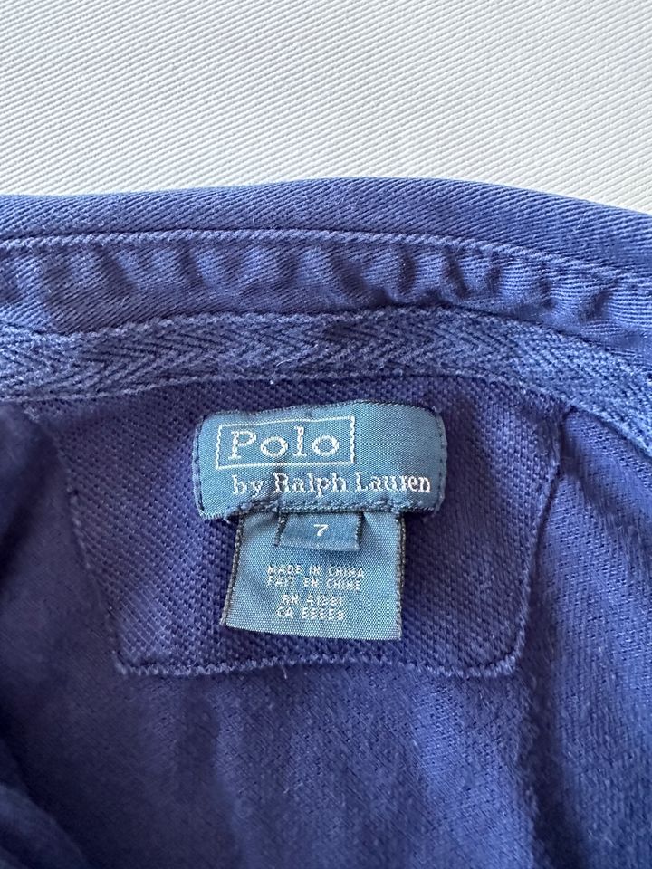 Ralph Lauren Polo Shirt langarm Gr. 122 in Claußnitz