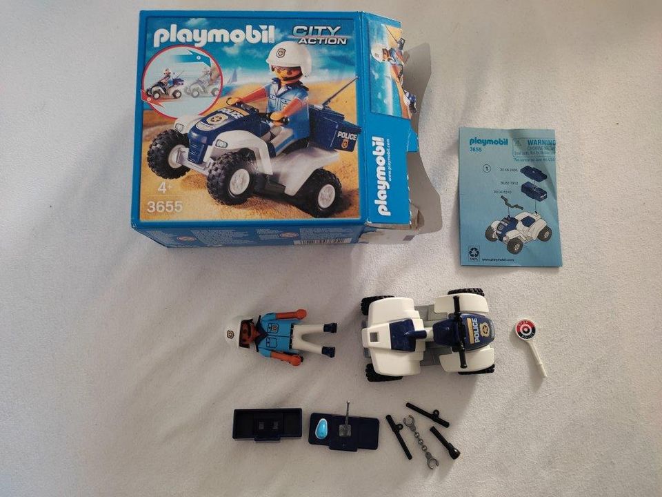 PLAYMOBIL City Action Police Quad 3655 in Karlsruhe