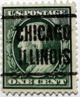 USA, One Cent, Chicago/Illinois Stempel, green Nordrhein-Westfalen - Lippstadt Vorschau