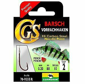 Neu! 70 Barschhaken Cormoran CGS F:R Gr:2 D:0,20mm L:80cm in Kirchheim unter Teck