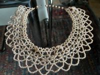 Perlenkragen Halskette,Perlen Collier,Kunststoff-Perlen,Kragenket Nordrhein-Westfalen - Pulheim Vorschau