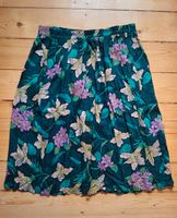 bunter Vintage Rock Lilien floral Blumen Sommerrock bunt Berlin - Pankow Vorschau