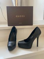 Orginal Gucci High Heels Leder Pumps 38 Schuhe Nordrhein-Westfalen - Paderborn Vorschau