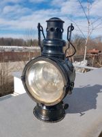 Alte Eisenbahnlampe mit original Glaskolben Bayern - Augsburg Vorschau