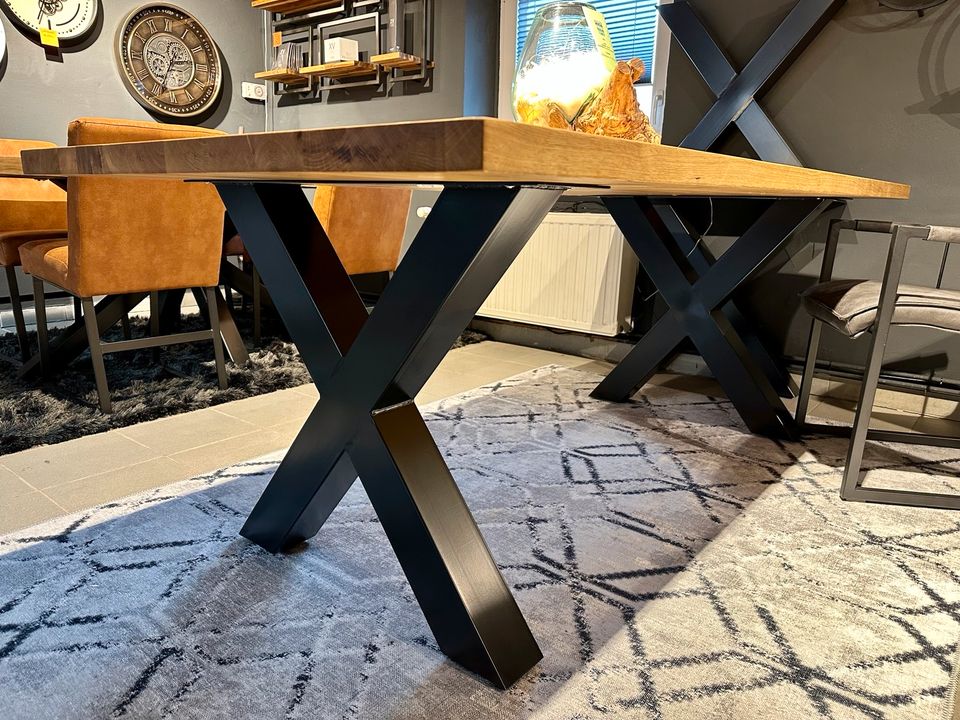 Esstisch 200 cm Eiche Küchentisch Holz & Gestell NEU Tisch in Wermelskirchen