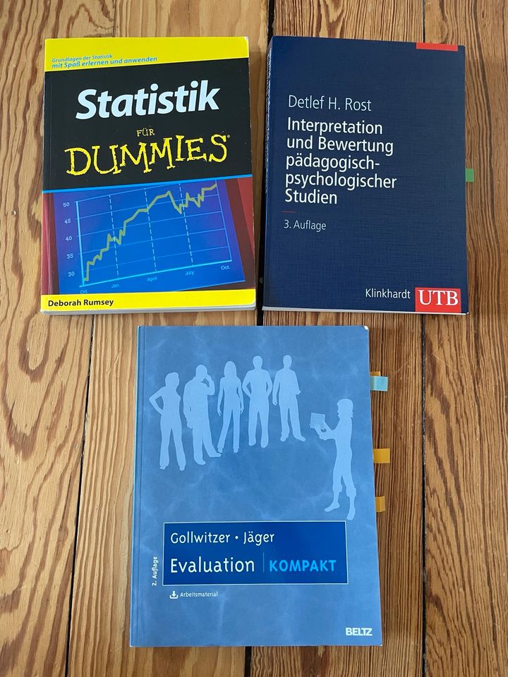 Statistik für Dummies/Evaluation/Interpretation pädagogischer Stu in Braunschweig