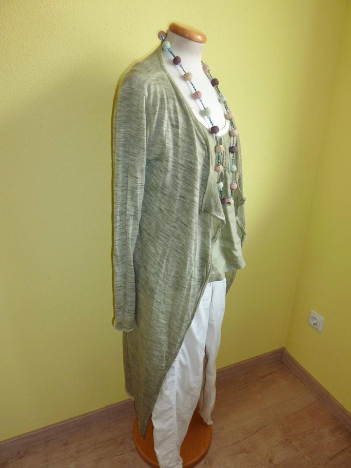 Leichte offene Jacke Please khaki Größe M wie neu Versand in Landshut
