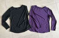 2 Shirts Lsngarmshirts Janina Gr. 42 + 44 lila u. schwarz Nordrhein-Westfalen - Neukirchen-Vluyn Vorschau