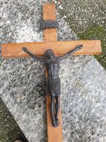 Holzkreuz mit Gusseisernen Christus Bayern - Neunburg Vorschau