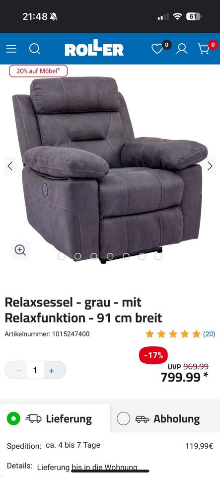 Sofa / Couch / Sessel in sehr gutem Zustand in Berlin