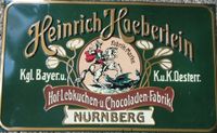 Altes Blechschild Haeberlein Werbung Lebkuchen ca. 52 x 32 cm Kr. München - Taufkirchen Vorschau