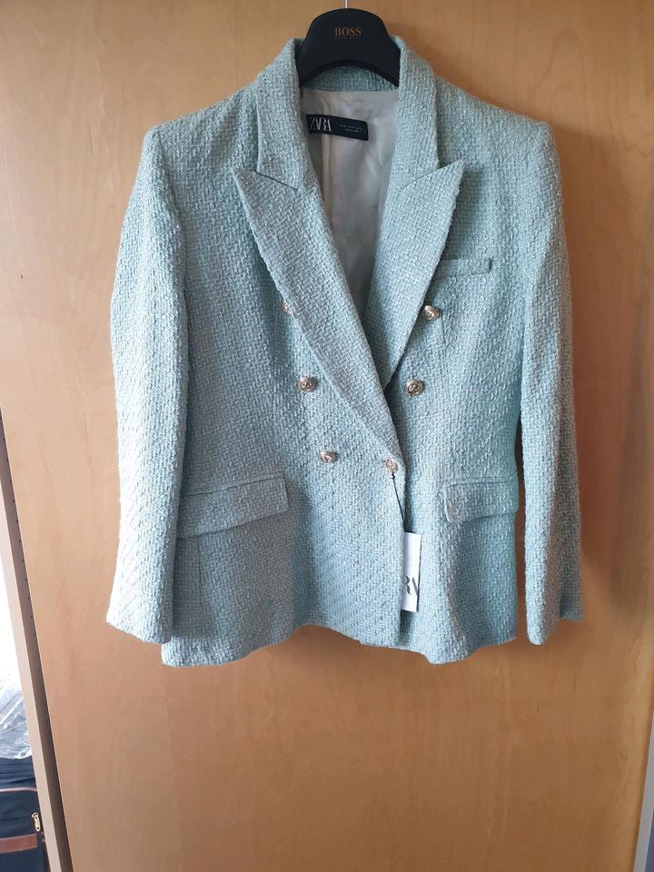 Zara Blazer Neu ungetragen Mintgrün in Laer