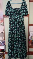 Maxikleid  Schwarz  mit grünen Blümchen   Gr. XL   ++  Neu++ Rheinland-Pfalz - Reichenbach-Steegen Vorschau