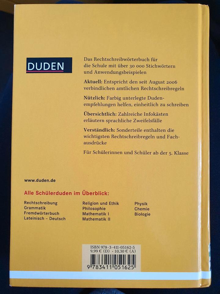 Schülerduden Rechtschreibung Wortkunde 5. - 10. Klasse 11. Aufl. in Langenfeld