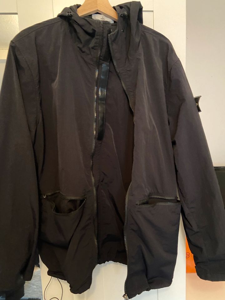 Stone Island Windbreaker Jacke Schwarz in Arnstadt