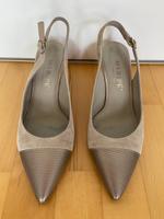 Maripé Sling Pumps Leder beige Nordrhein-Westfalen - Detmold Vorschau