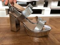 High heels Riemen Sandalen Silber Nürnberg (Mittelfr) - Nordstadt Vorschau