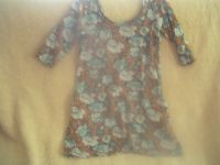 Shirt lang Pullover Mini Kleid Langarm bunt  Blumenmuster Gr S 36 Nordrhein-Westfalen - Bad Münstereifel Vorschau