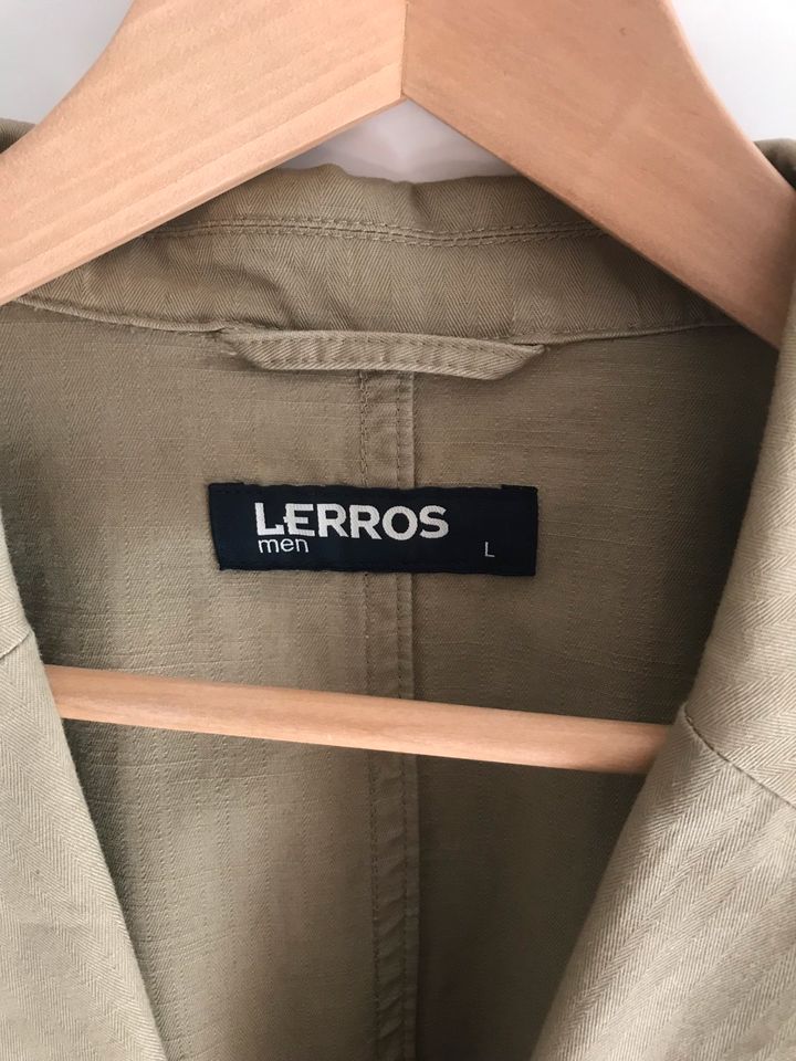 Lerros Sakko Jacke Gr L beige in Elxleben an der Gera