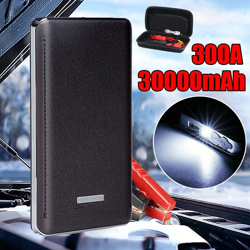 30000mAh Auto Starthilfe Jump Starter Booster Batterie Ladegerät